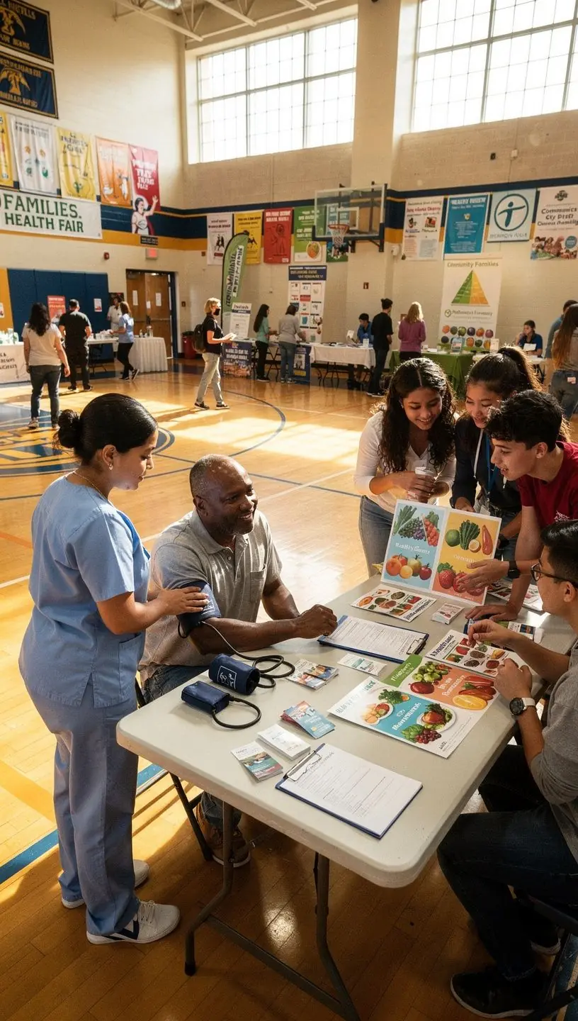 Community members collaborating in a neighborhood meeting to address local concerns in California.